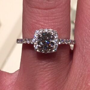 Celebration Fire 7/8 CT Diamond Engagement Ring